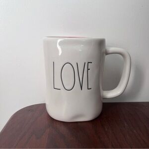 Rae Dunn Love You White Red Mug